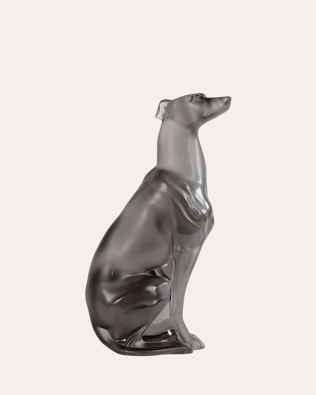 Gray Greyhound Sculpture